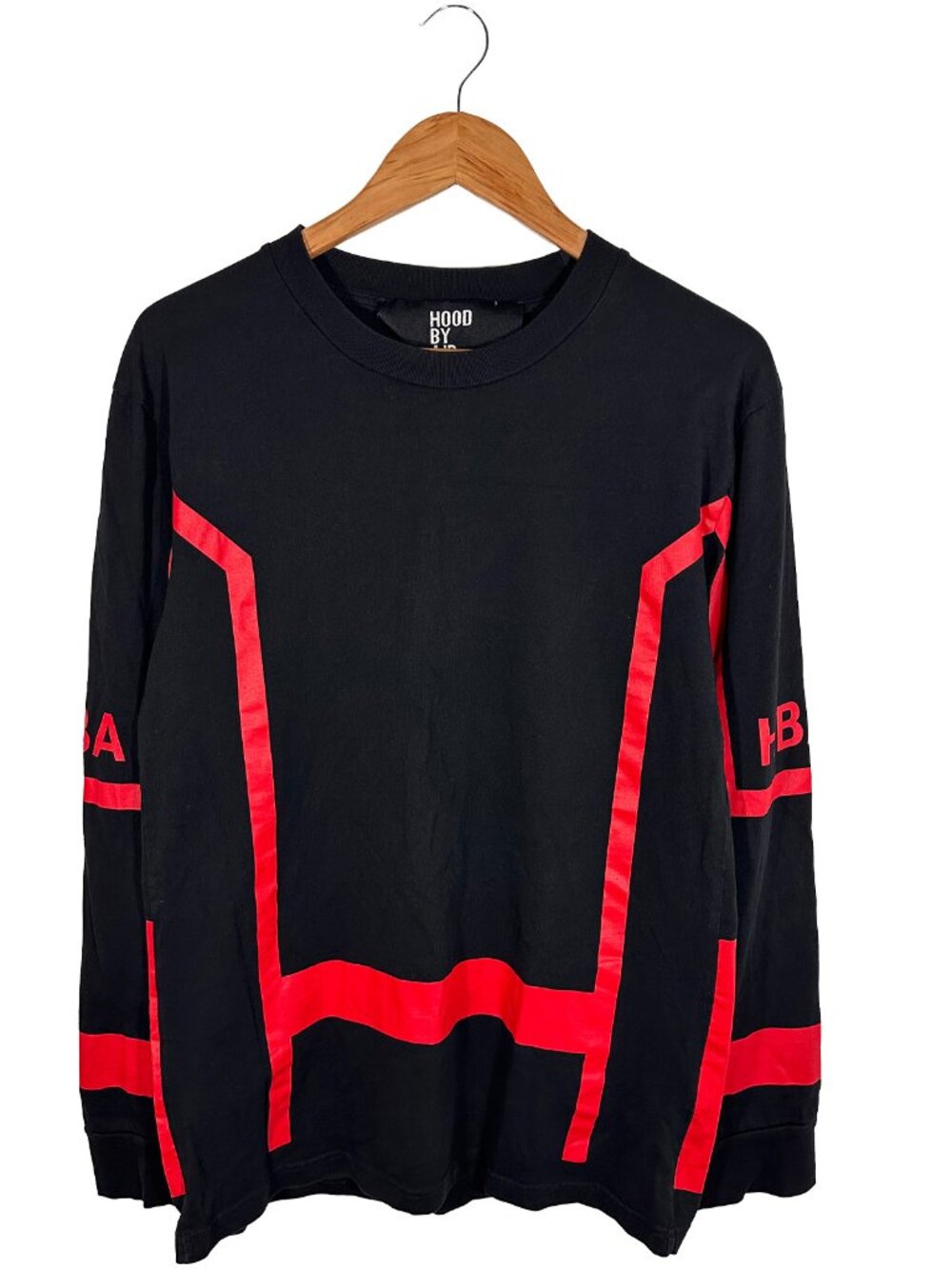 Hood By Air All Over Print Long Sleeve T-shirt Size Mens M